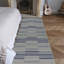 Donnavan Striped Blue Area Rug-1465754140