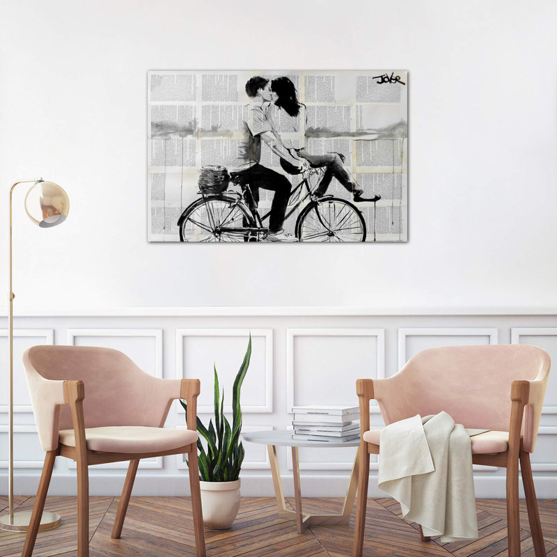 Love Ride by Loui Jover - Wrapped Canvas Painting, 101.6 cm H x 66.04 cm W x 1.91 cm D