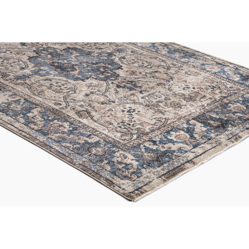 Ivory Moroccan No Distressing Antique Aesthetic Area Rug, Rectangle 6'7" x 9'3"