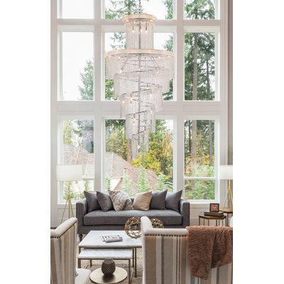 Sterns 41 - Light Dimmable Tiered Chandelier