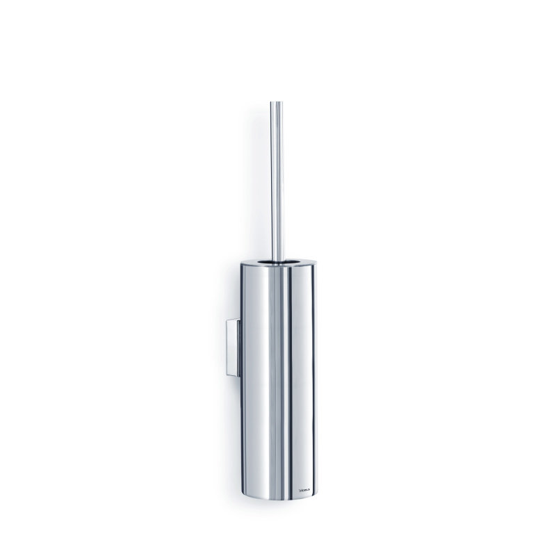 Wall Mounted Toilet Brush & Holder, Polished