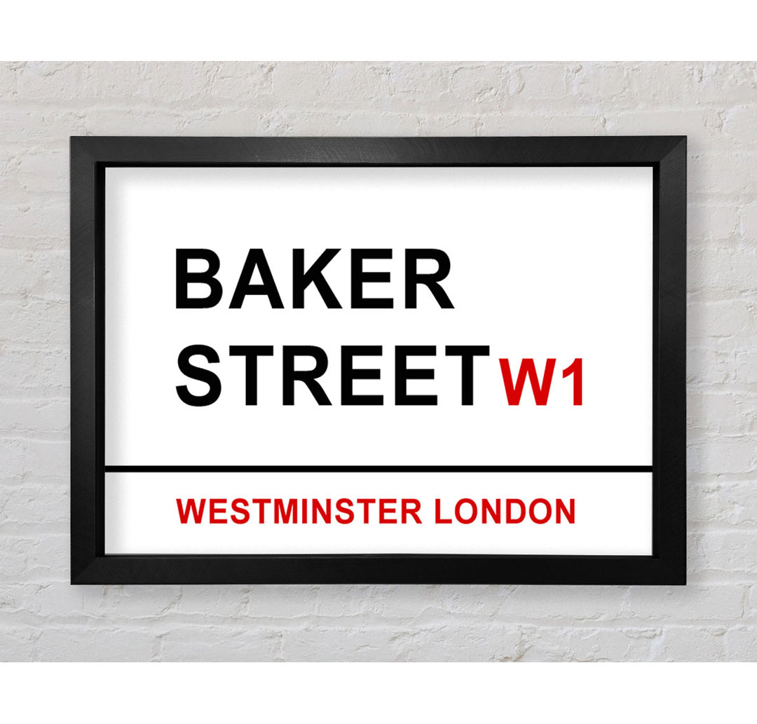 Baker Street - Einzelne Bilderrahmen Kunstdrucke