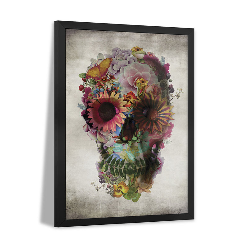 «Skull # 2», affiche encadrée par Ali Gulec, H 24 po x l 16 po
