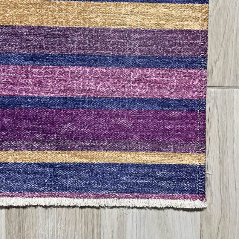 Tapis rectangulaire Yitian avec envers antidérapant, Tapis de couloir 2 pi 8 po x 9 pi 11 po