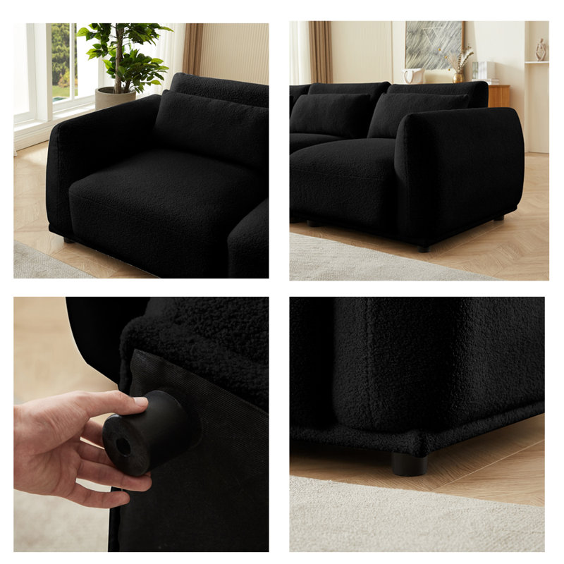 Ballyrobert 4 - Piece Upholstered Sectional