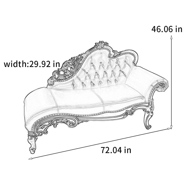 Chaise élégante en bois massif exquis, Orienté à droite