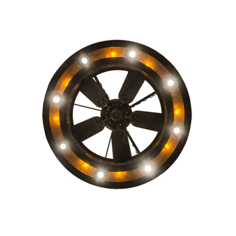 Elk At Dusk Downrod Ceiling Fan