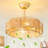 19.69'' Boho Rattan Caged Ceiling Fan With Light Kit And Remote Control-846319106