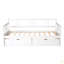 Lit de jour simple en bois avec deux tiroirs-1014823028