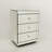 Wymore 3 - Drawer Mirrored Accent Chest in Clear Mirror