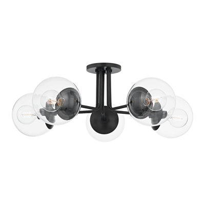 Plafonnier semi-encastré 5 lumières 30 po Meadow