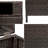 Keaton Modern 24.13-Gallon All-Weather Wicker/Metal Lidded Hideaway Outdoor Trash Can-103764196