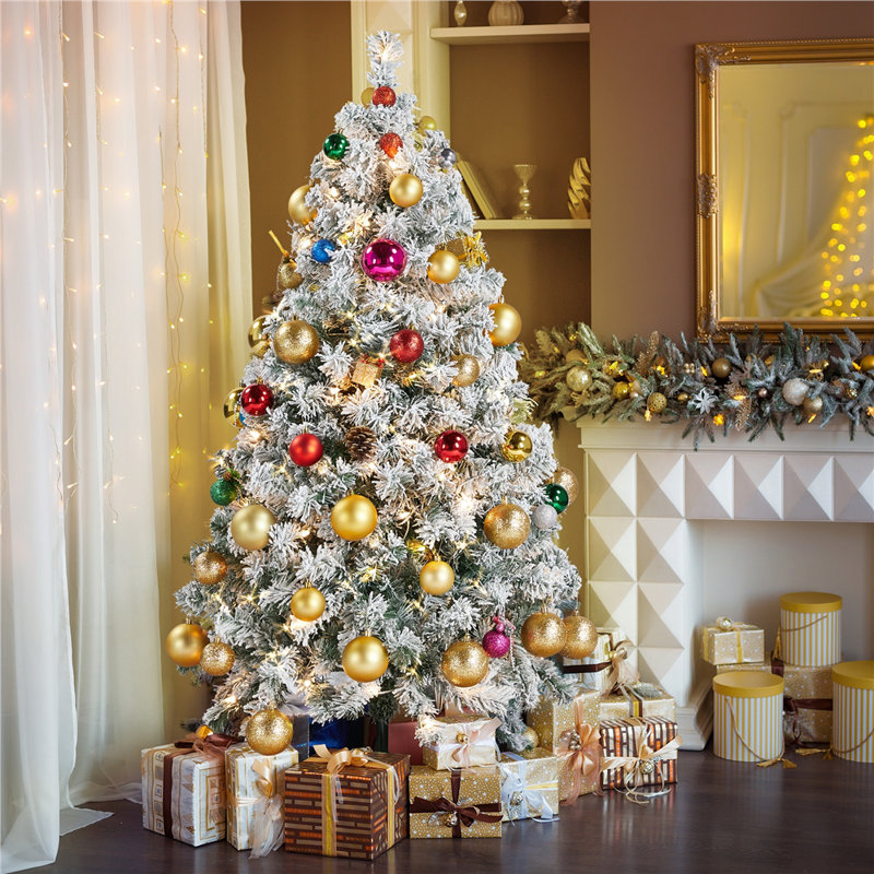 Arbre de Noël artificiel Ericka, Jardin surélevé en plastique