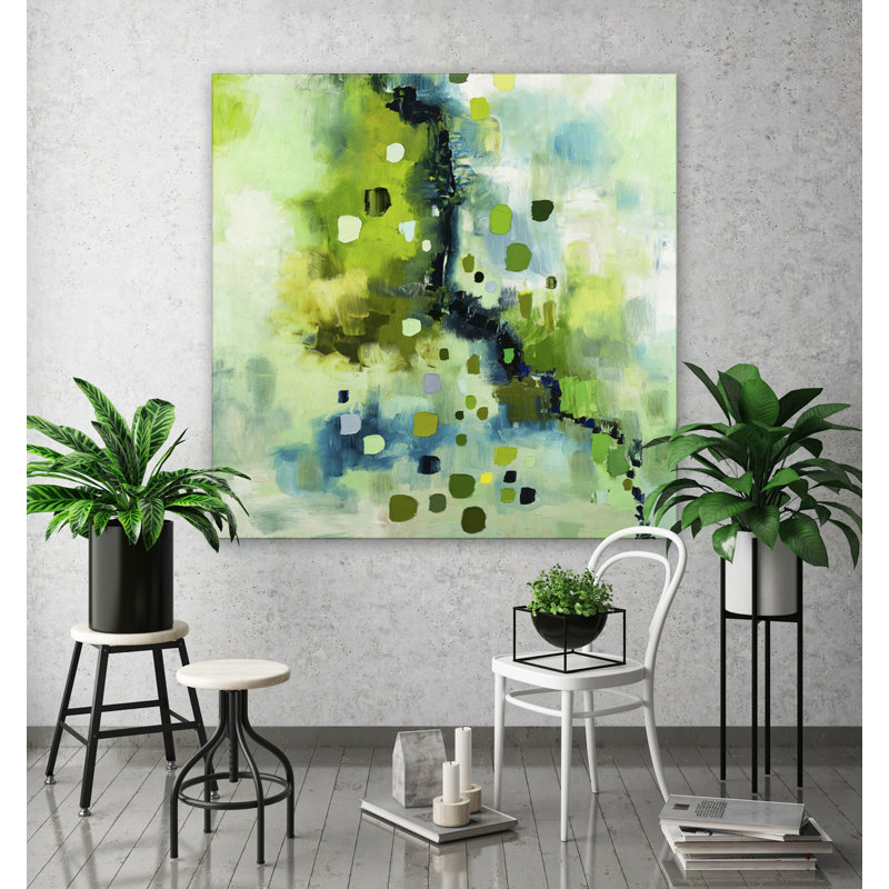 " Cold Creek Single " by Eli Halpin Painting Print, 48" H x 48" W
