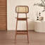 Chaise d'appoint à dossier bas en noyer (ensemble de 6)-545218886-545218905-545218906