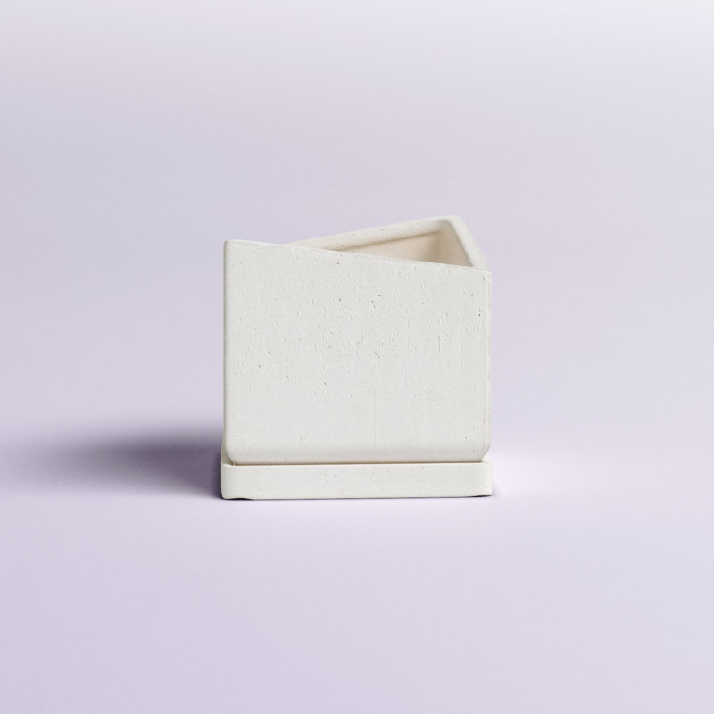 Pot à fleurs en céramique Anjie, H 5,75 po x l 6 po x P 6 po