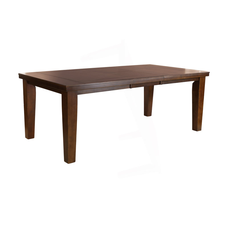 Table de salle à manger rectangulaire 1Pc avec rallonge autoportante