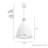 Bluff View 3 - Light Dome Pendant-64362023-64362026-104571127