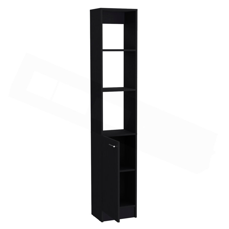 Armoire à linge Marion, salle de bain, Noir