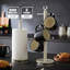 GEEPAS RetroVive Tea Coffee Sugar Canister, Bread Bin, Mug Tree & Towel Pole Set | 13L Bread Box 1.4L Airtight Canister Set | Carbon Steel Build Kitchen Counter Storage Space Saver-116830834