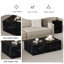 Table basse rectangulaire