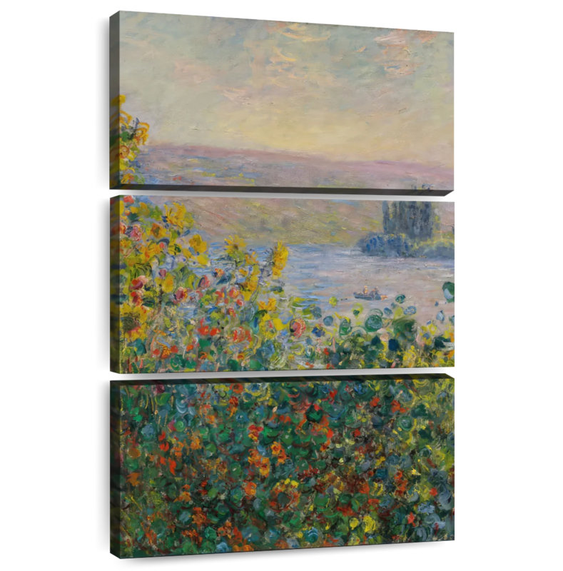 Parterres de fleurs Nicci à Vetheuil, H 50 po x l 32 po