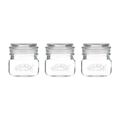 Kilner Square Push Top Jars 250ML