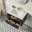 Meuble-lavabo mural simple 30 po avec lavabo en céramique-10962364