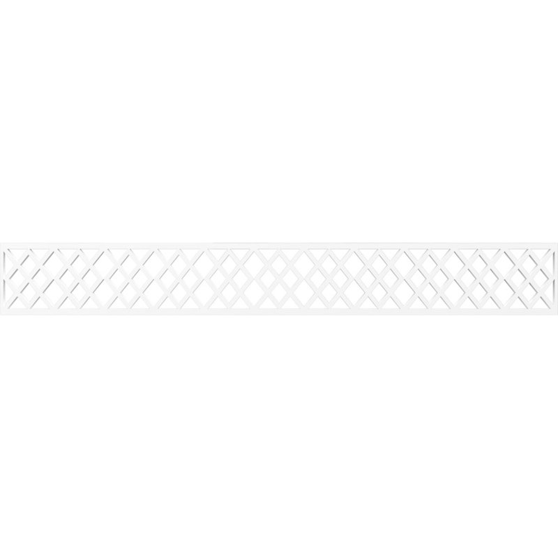 Moulure Hadley, 6" H x 46.5" W x 0.38" D, PVC de qualité architecturale