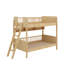 Lit superposé simple avec 3 tablettes de rangement, l'échelle peut être changée à gauche ou à droite-1759776664