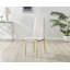 Keensburg Luxury Velvet Modern Tall Back Dining Chairs with Metal Legs & Diamond Stitching-1959378713-1959378715