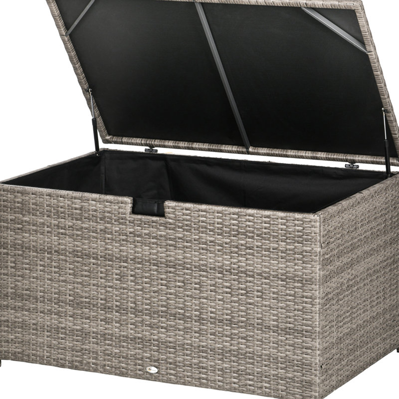 Pool Storage - 113 Gallon Waterproof Box, Gray For , Garden Tools