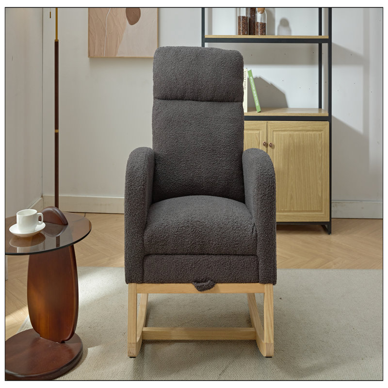 Chaise berçante Modern, Gris