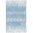 Leopoldo Geometric Handmade Tufted Wool Blue/Ivory Area Rug-1782691545