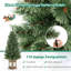 Lighted Artificial Spruce Christmas Tree