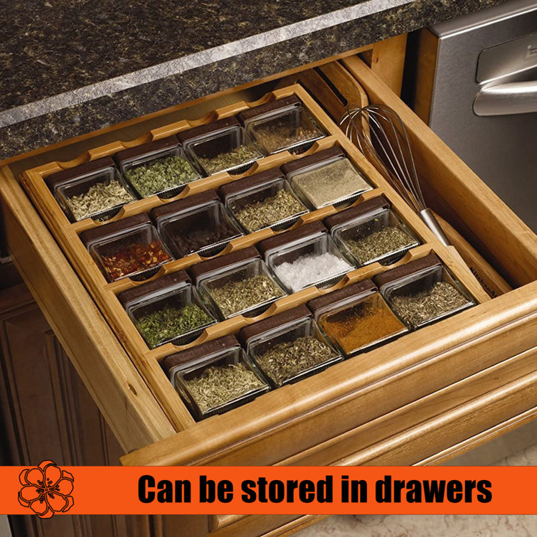 16 spices set kitchen spice rack