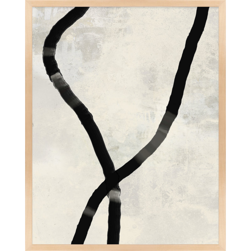 Black Rope 5 Print by Jacques Pilon, Maple Wood, 25" H x 20" W x 1.25" D
