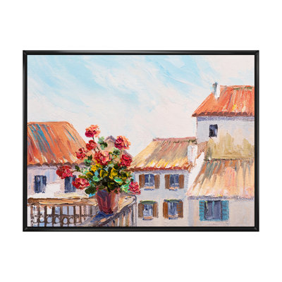" French Roses In Balcony "
