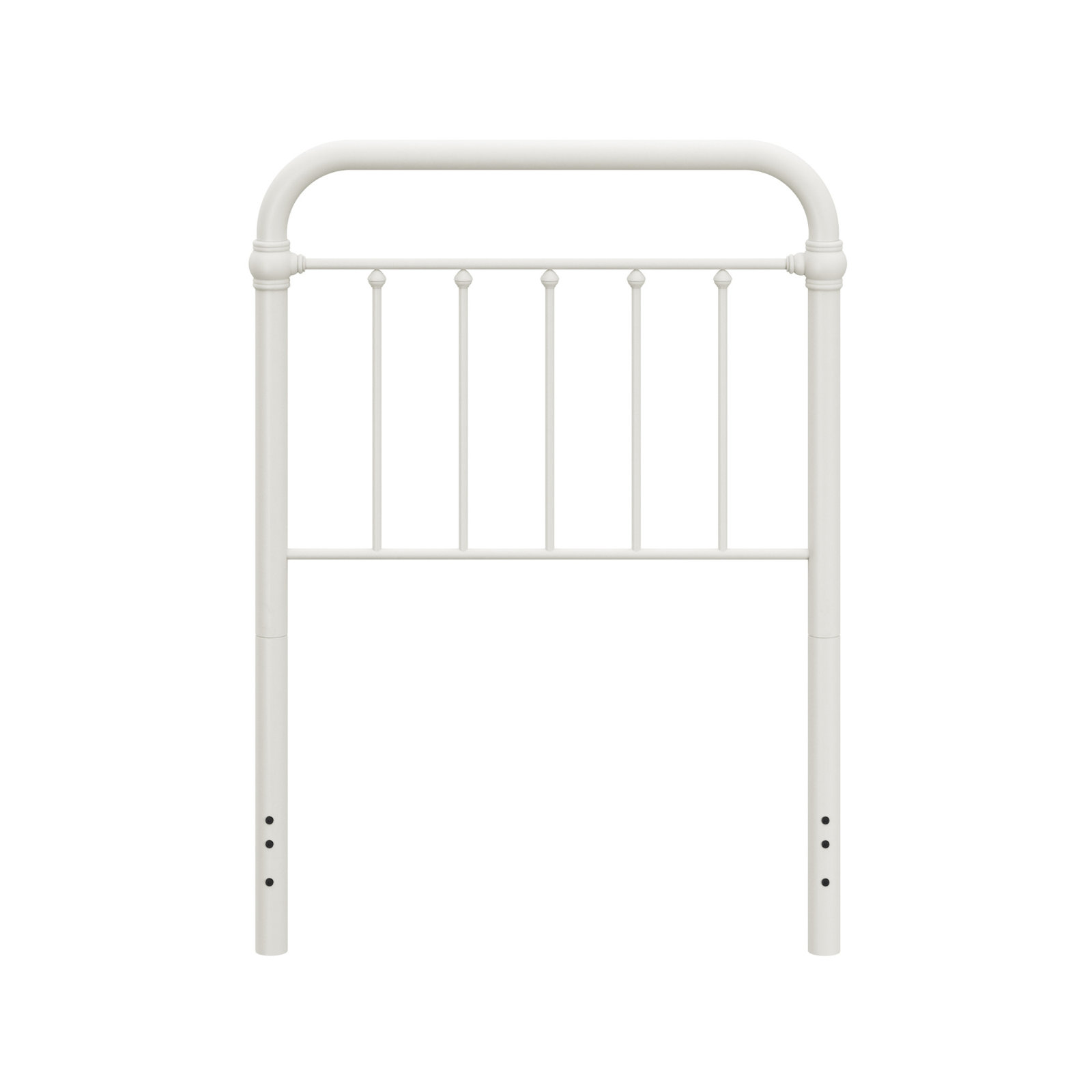 Shumacker Steel Slat Headboard, Twin, White