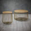 Ardrie Drum Coffee Table with Storage