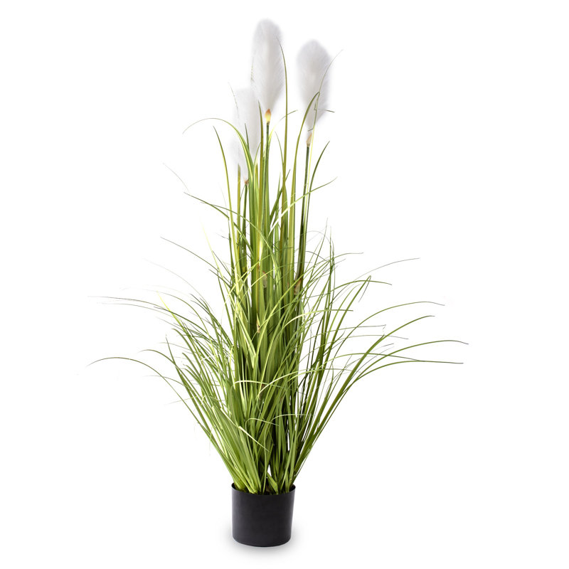 122cm Faux Pampas Grass Grass in Earthenware Pot