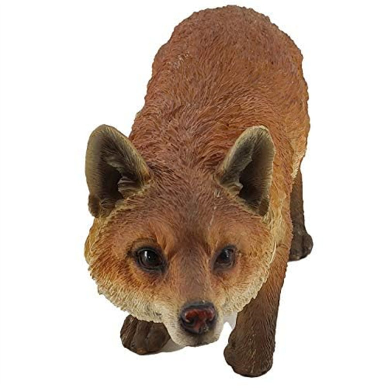 Fox Polyresin Garden Statue