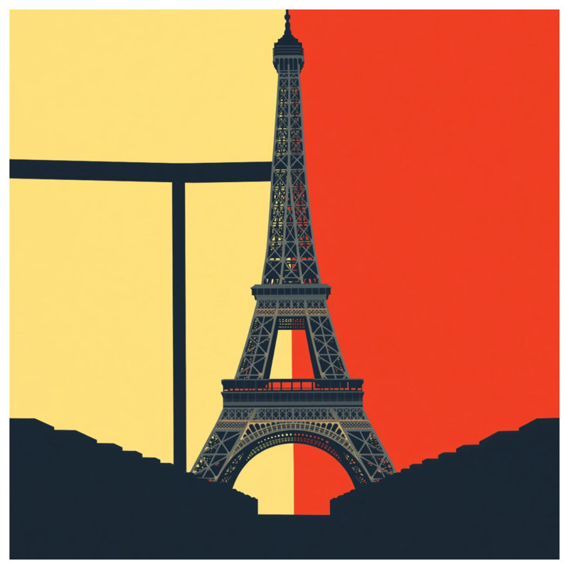 Coussins Eiffel, 20 x 20 inches