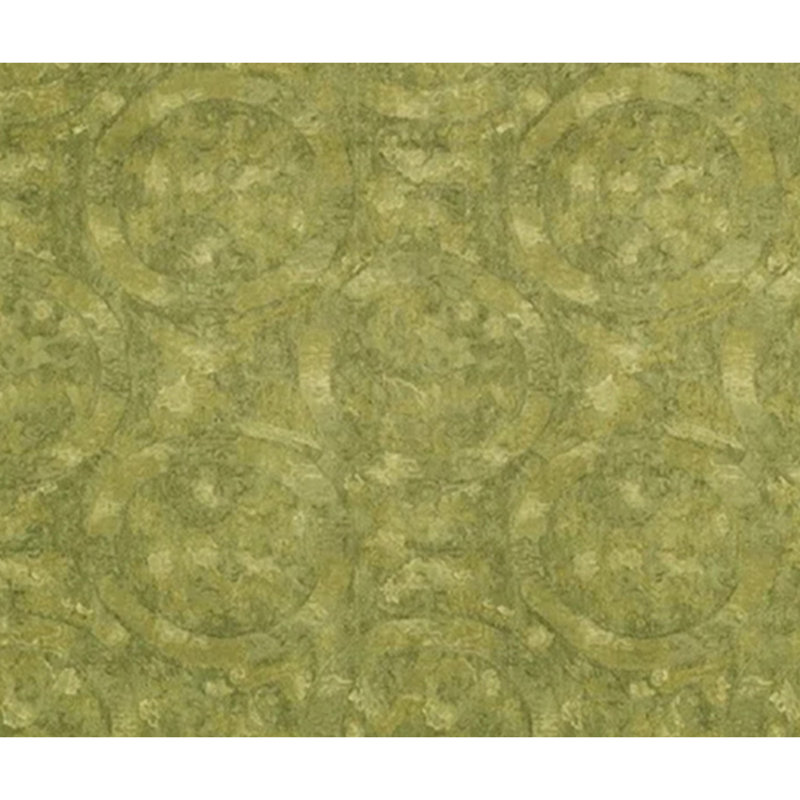 Tapis vert et vert noué à la main de haute qualité