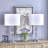 25.5" Modern Glam Metal And Crystal Table Lamp With Usb For Living Room/bedroom