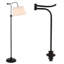 Lampe sur pied à bras pivotant 68,5 po Hogge