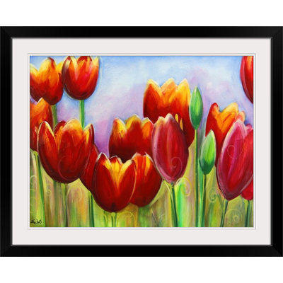 «Tulips in Bloom» par Anielle, reproduction d'art