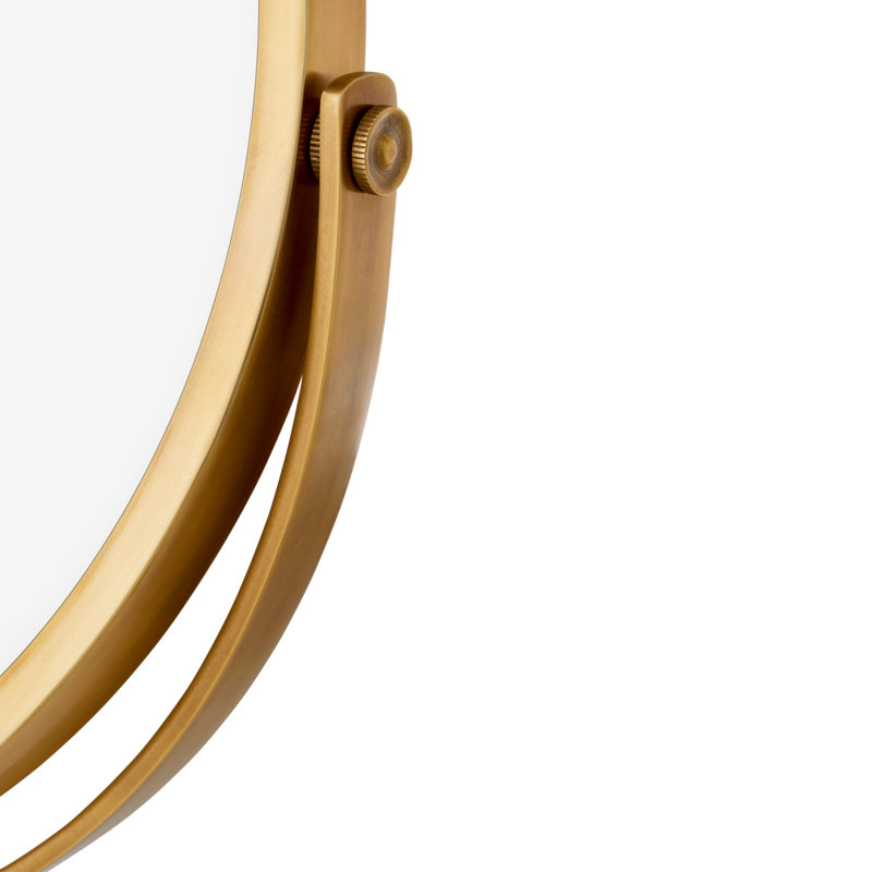 Round Metal Mirror