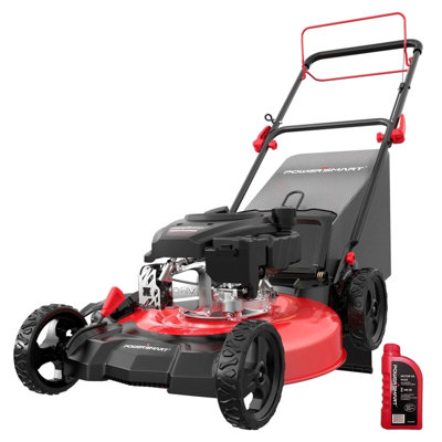 Powersmart 21"" Gas Self-Propelled Lawn Mower, 170Cc Engine With Adjustable Cutting Heights -  DV8621S