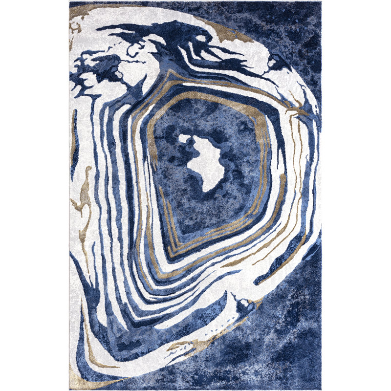 Elman Abstract Indoor Rug, Rectangle 7'9" x 10'2"